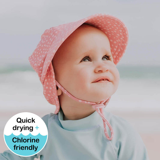 Girls Swim Hats Legionnaire and Bucket Style - Spot