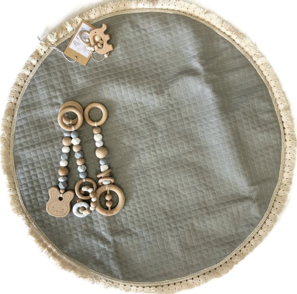 Bella & Ollie Luxe Leather Playmat