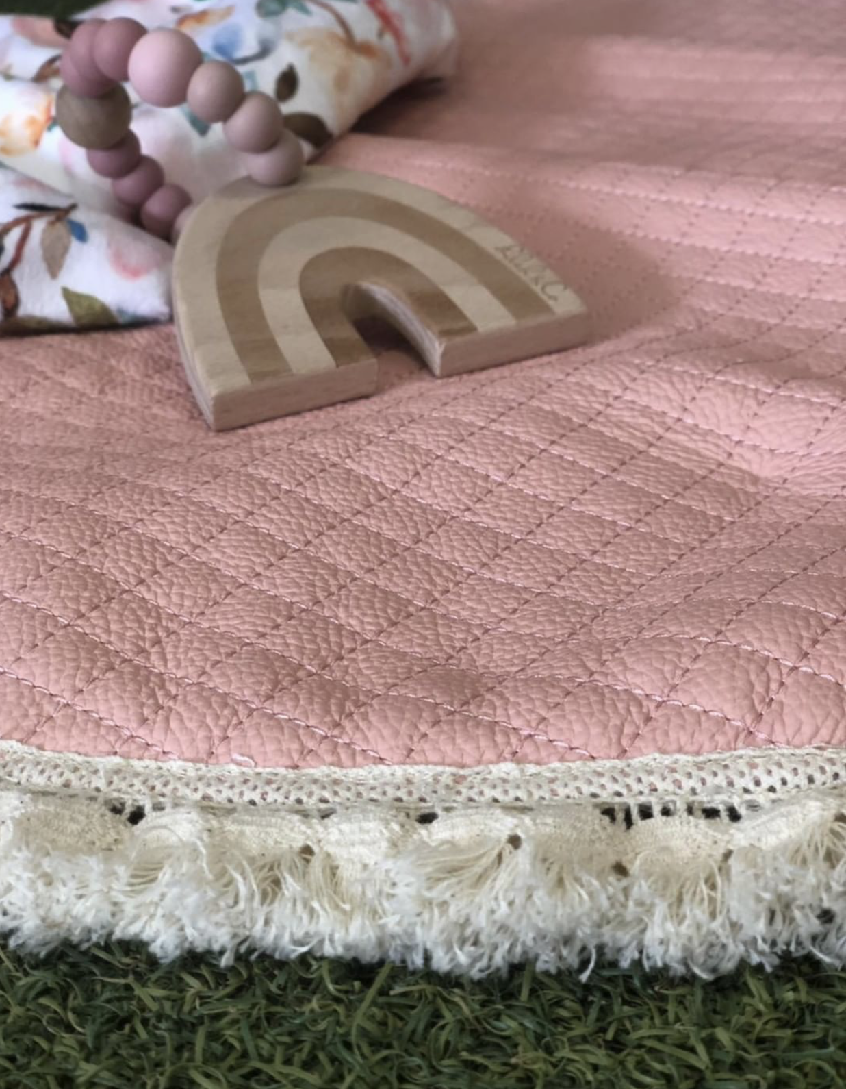 Bella & Ollie Luxe Leather Playmat