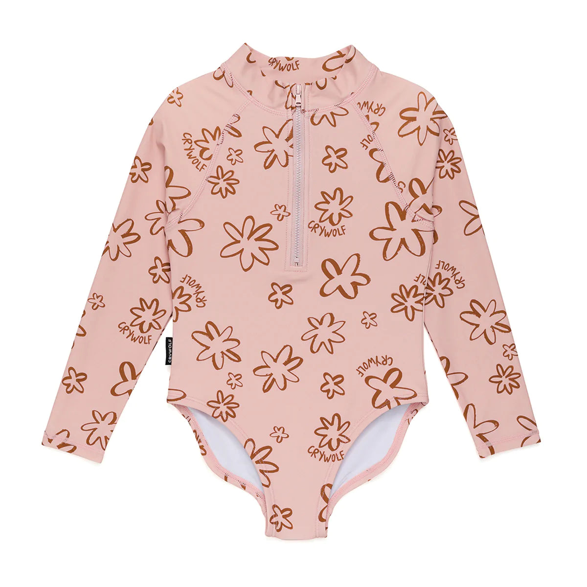 Crywolf Long Sleeve Swimsuit Flower Power