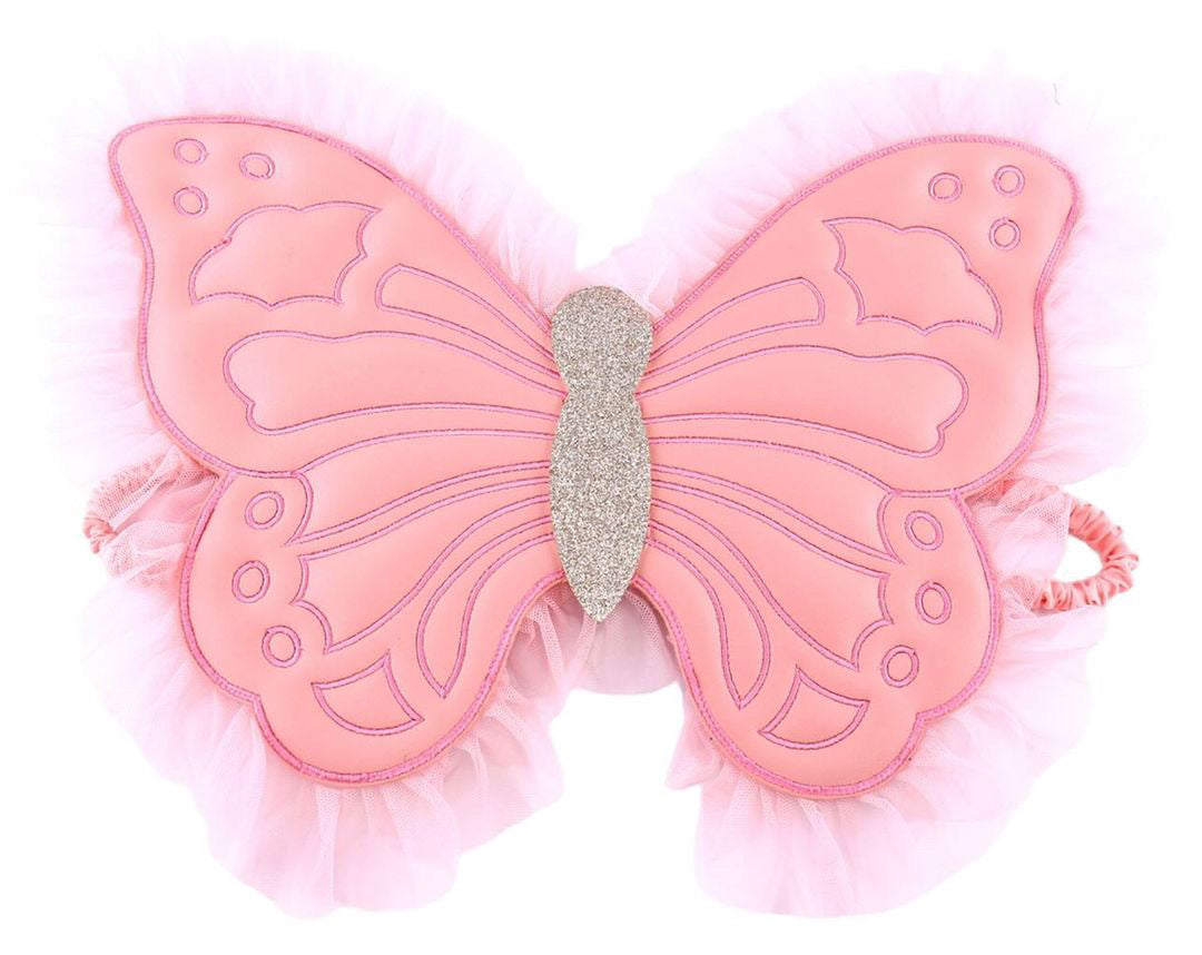Three Tots Vegan Leather Butterfly Wings, Wand and Crown from