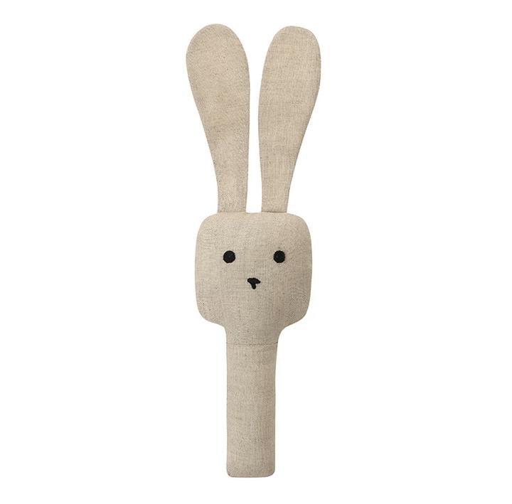 Linen Bunny Rattles