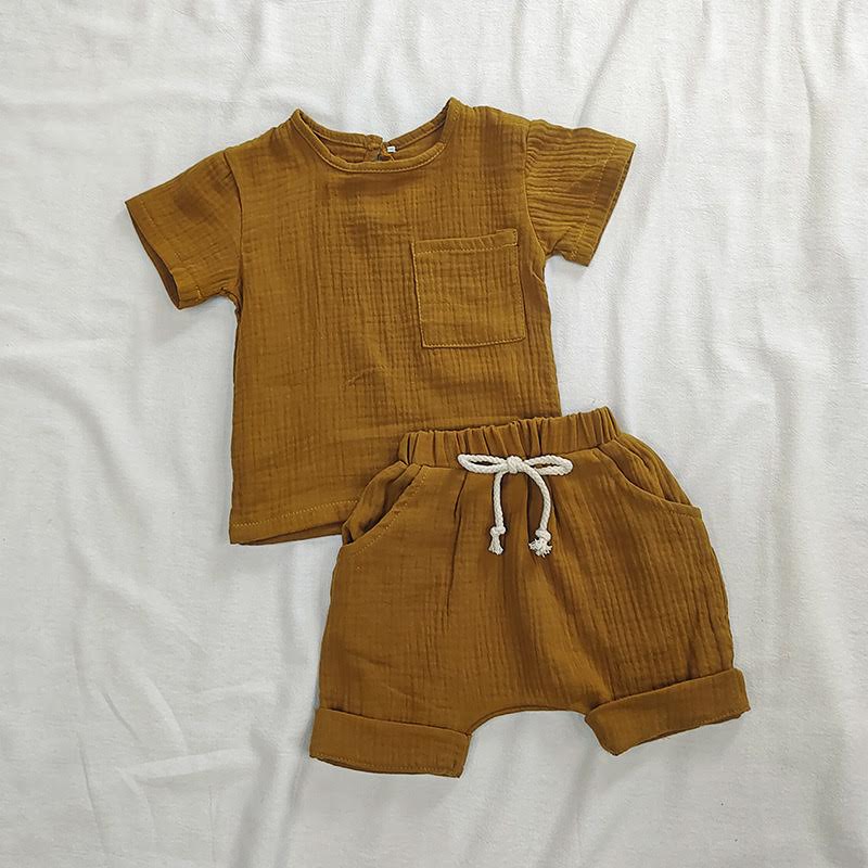 Alex’s 2 piece cotton muslin outfit