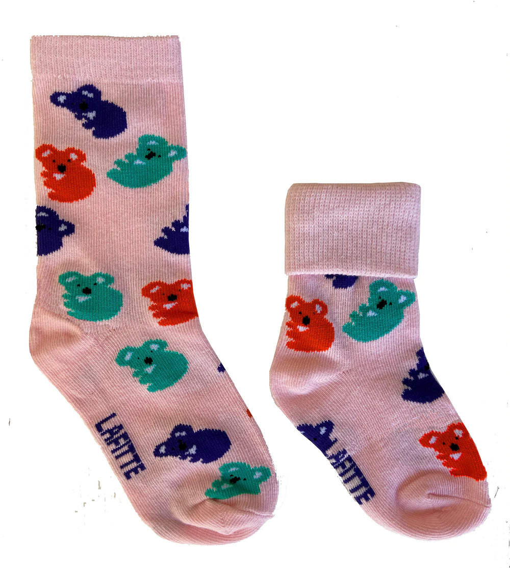 La Fitte Girls Graphic Socks