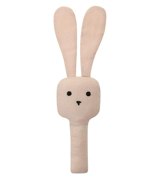 Linen Bunny Rattles