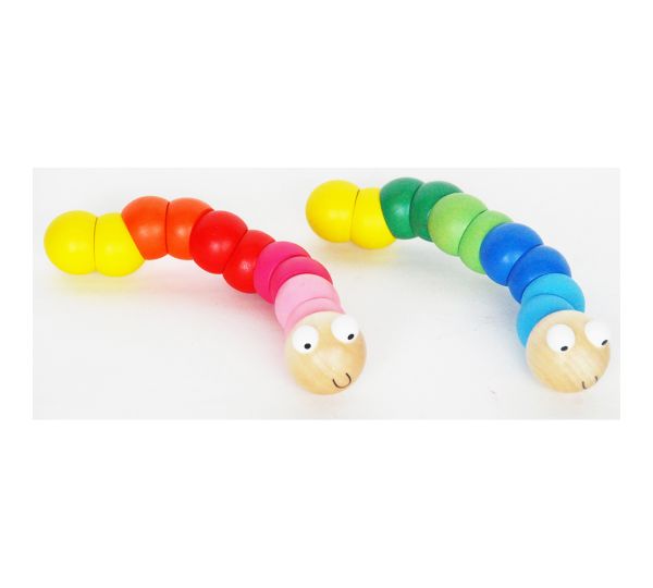 Wiggly Wooden Worms