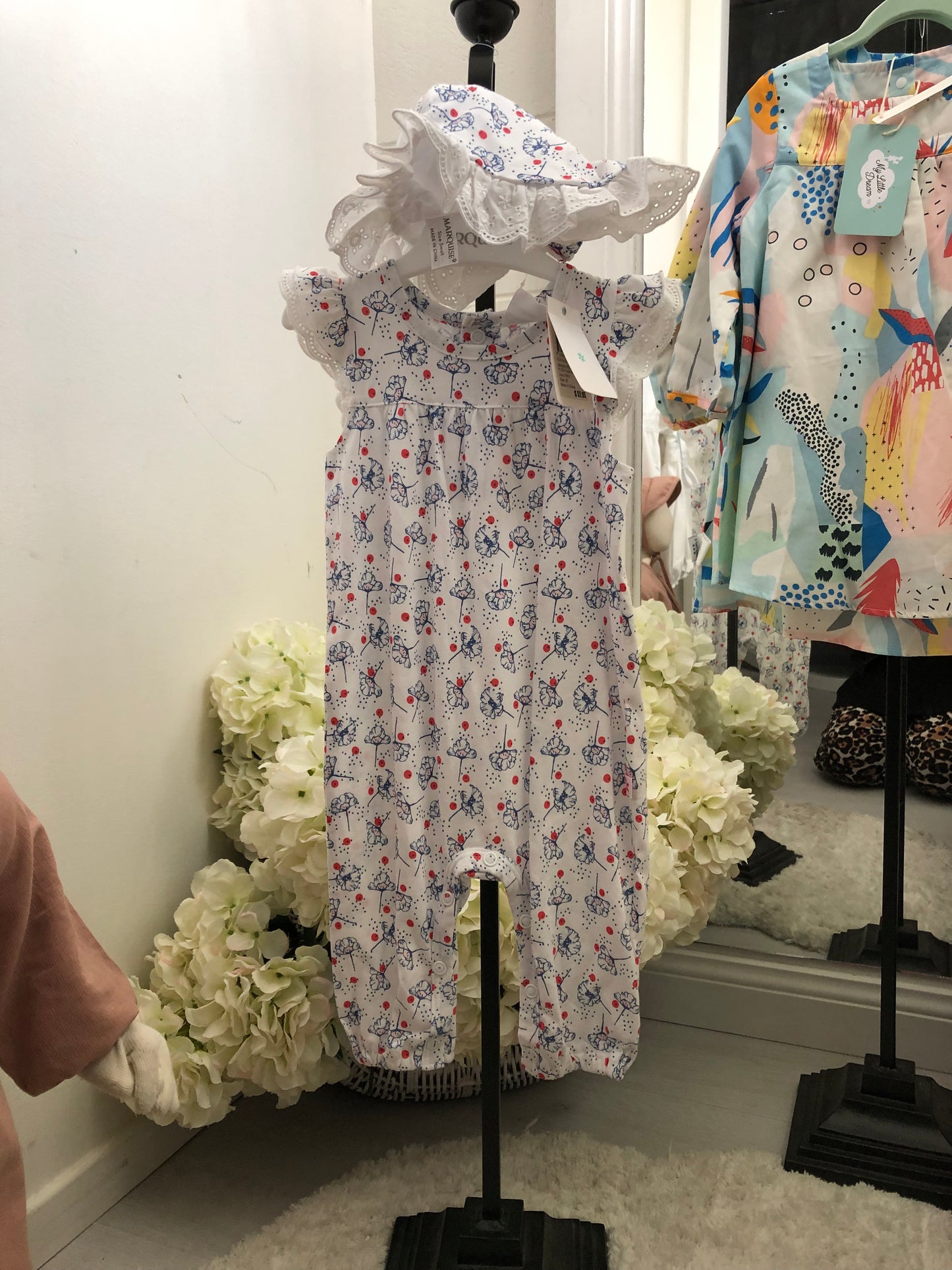 Lila's Romper and Hat