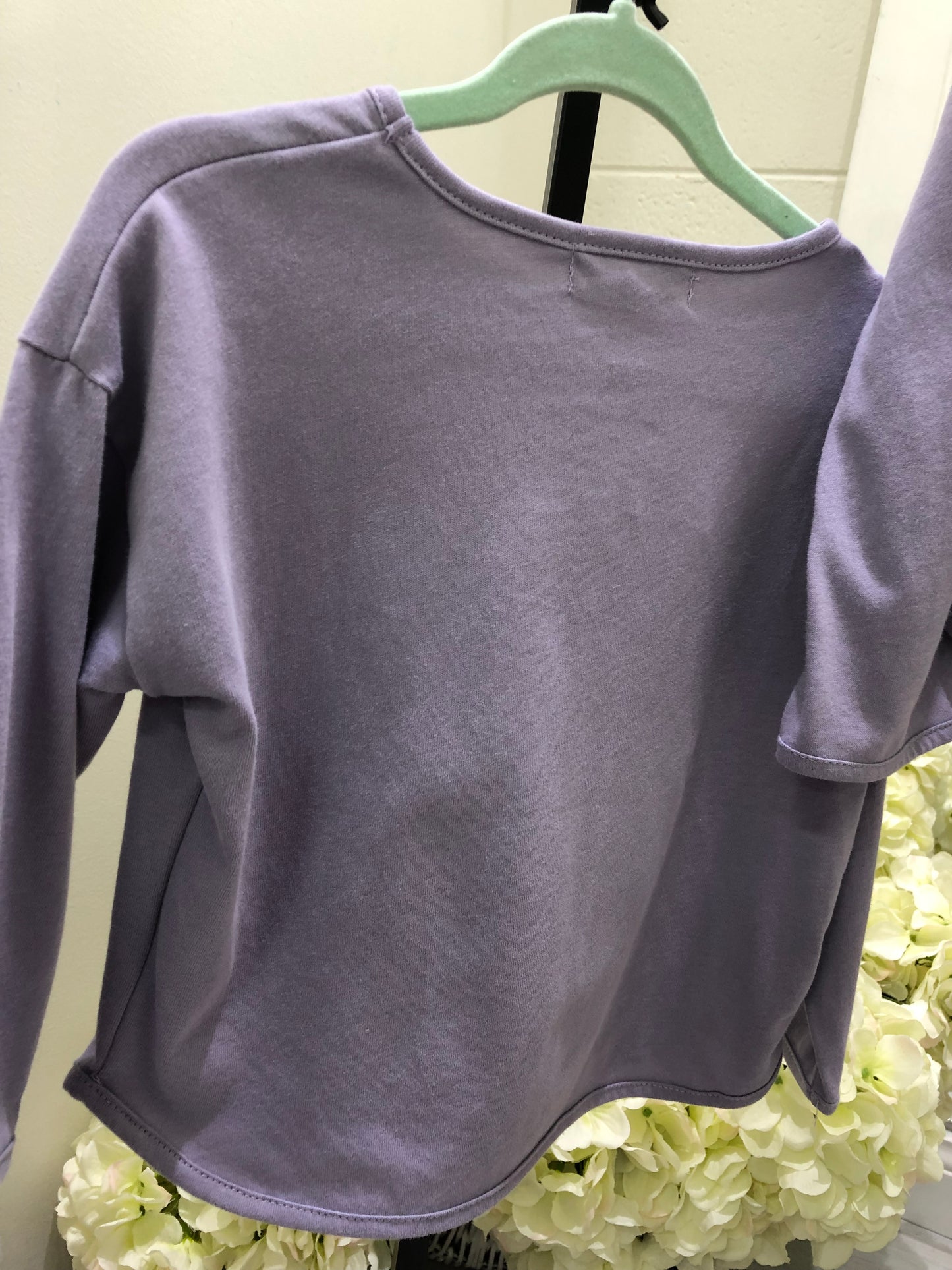 Long Sleeved Lilac Tee