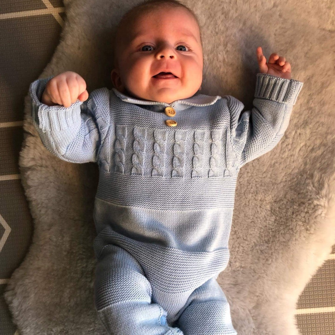 Hudson's Cable Knit Romper