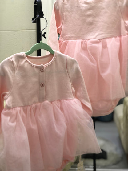 Poppy's Pink Tutu Romper Dress