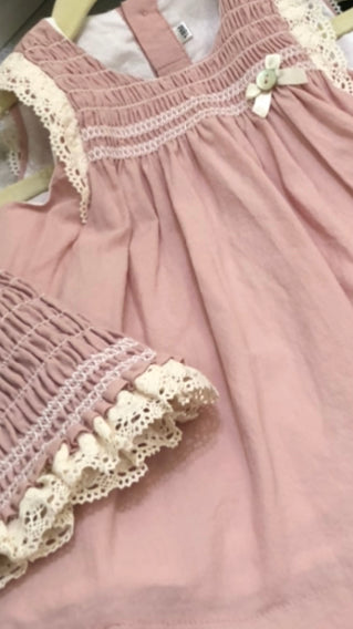Spanish Lace & Linen 3 piece set - 9 to 12 months only!