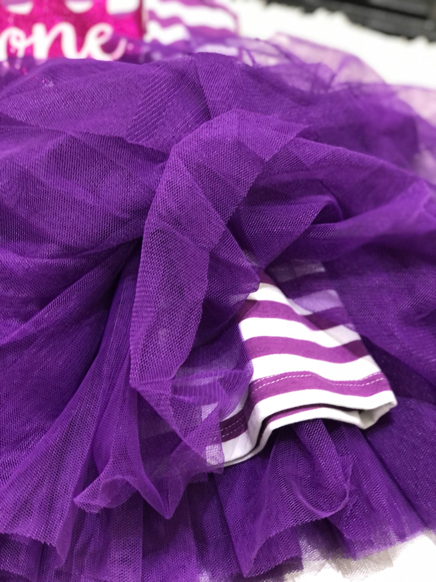 First Birthday Purple Tutu
