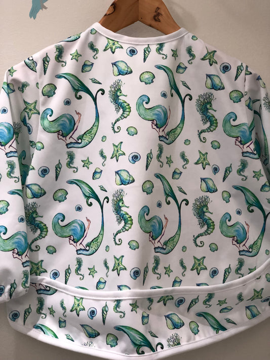 Mermaid Smock Bib 6-18 months