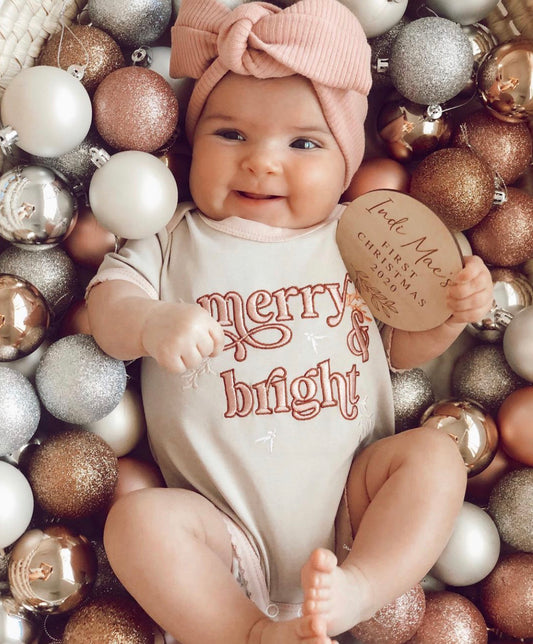 Merry and Bright Romper Premie only!