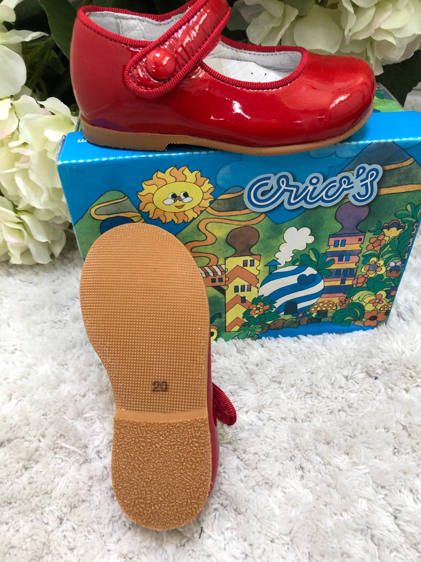 Girls Red Mary Jane Shoes