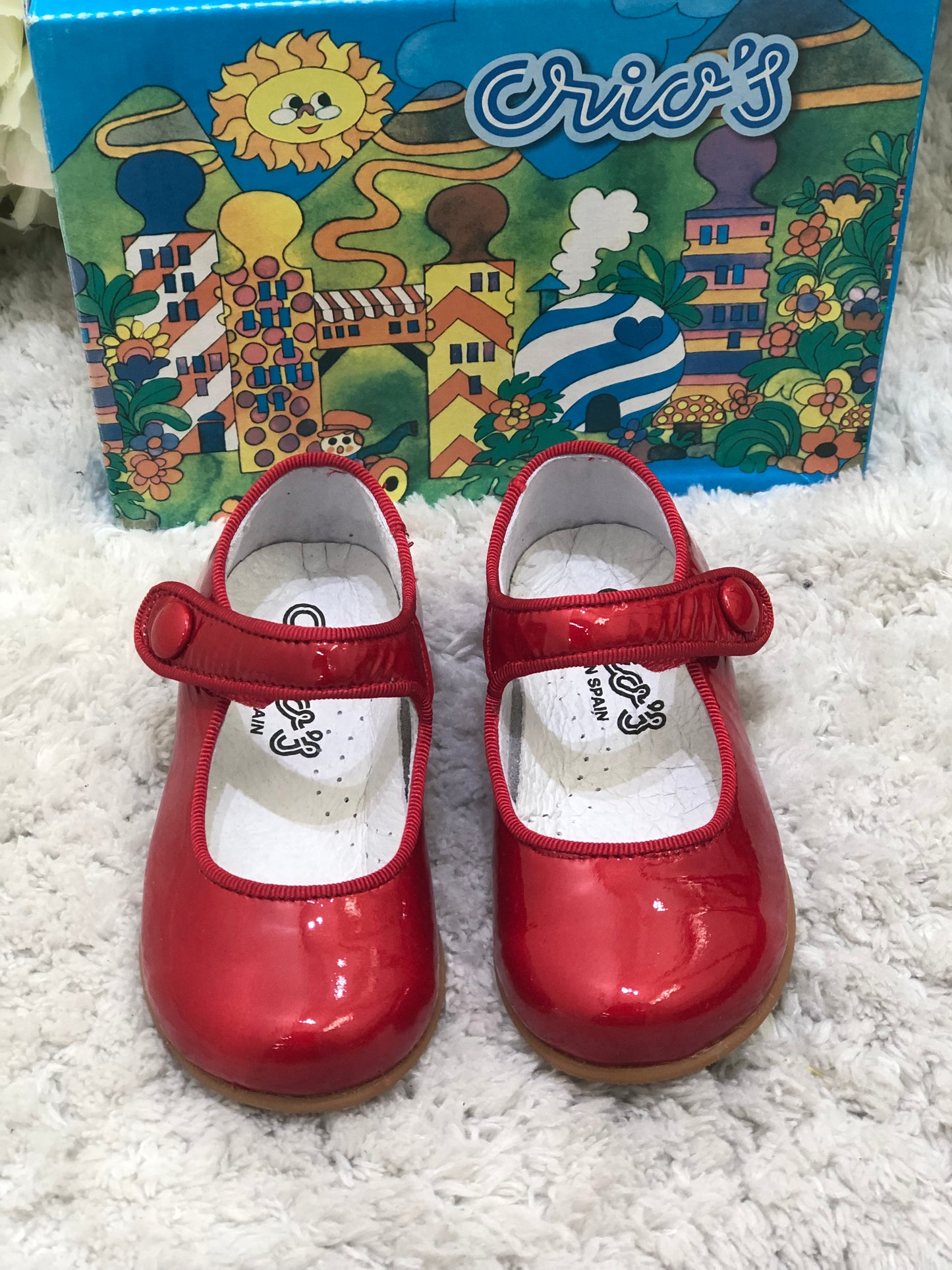 Girls Red Mary Jane Shoes