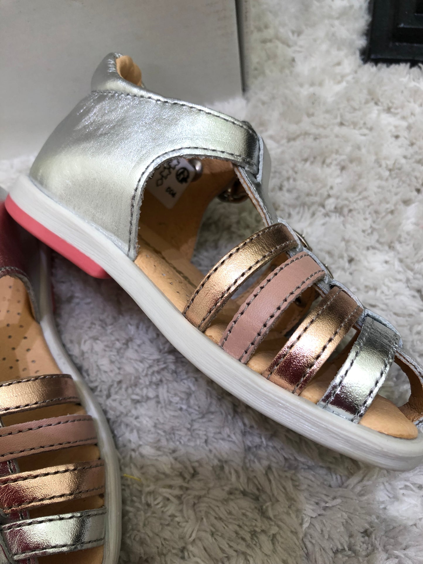 Babybotte French Leather Girls Sandal - Size 24 only