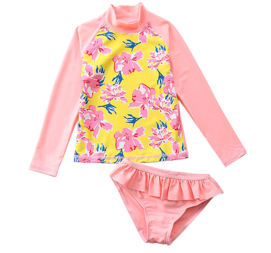 Summertime Floral Swim Set -8/9 years 150cm only!
