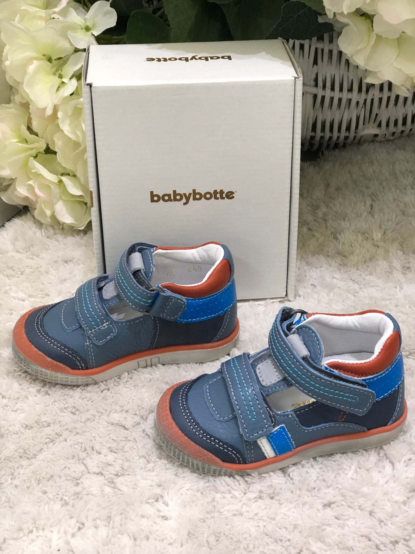 Babybotte French Leather Boys Sandals