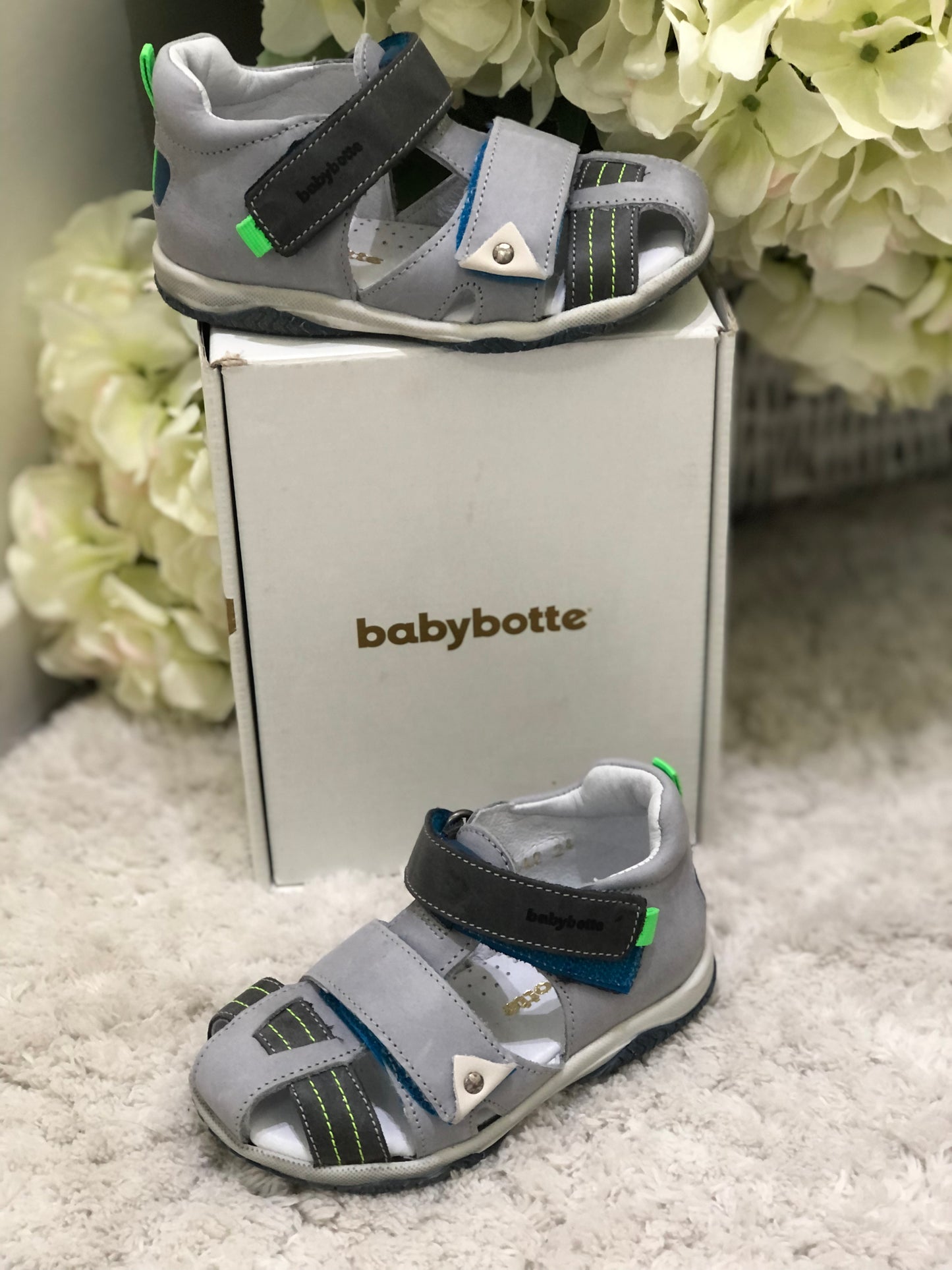 Babybotte French Leather Boys Sandals