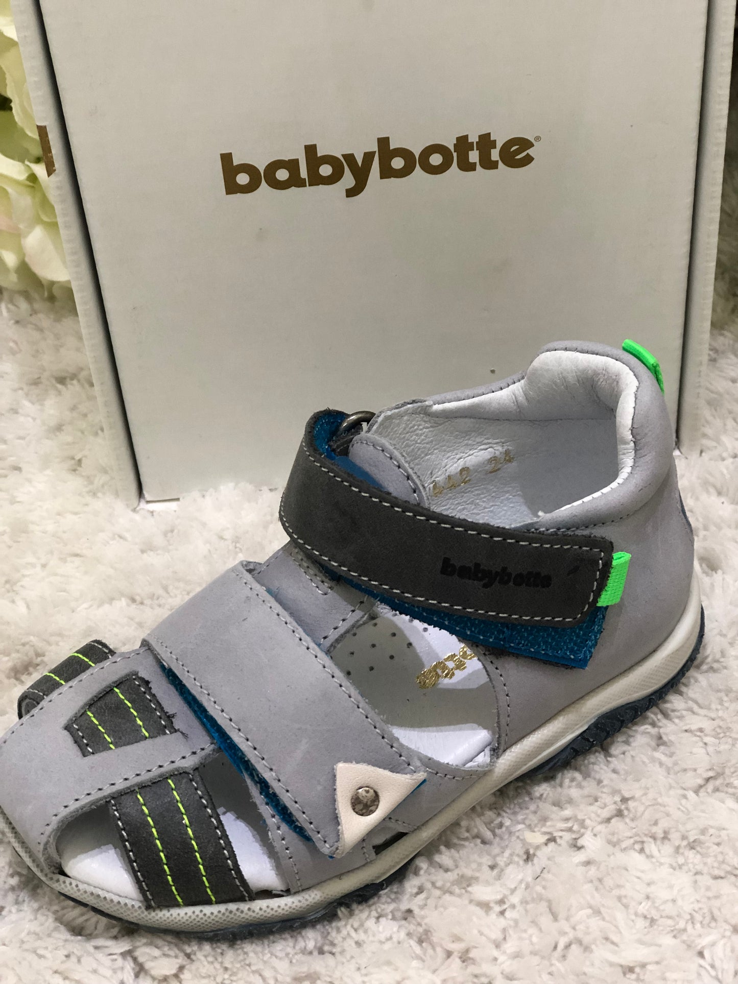 Babybotte French Leather Boys Sandals