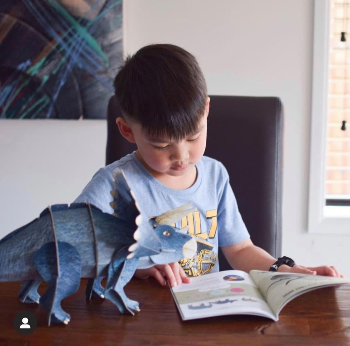 Sassi 3D Assemble and Book - The Age Of The Dinosaurs - Triceratops
