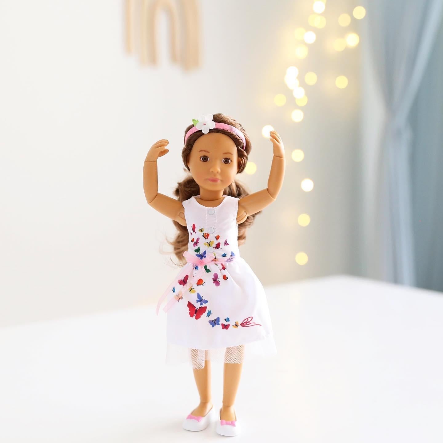 Kruselings - Sofia Doll - In a Festive Summer Dress