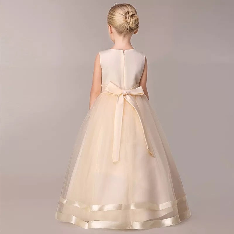 Alba’s Champagne Dress