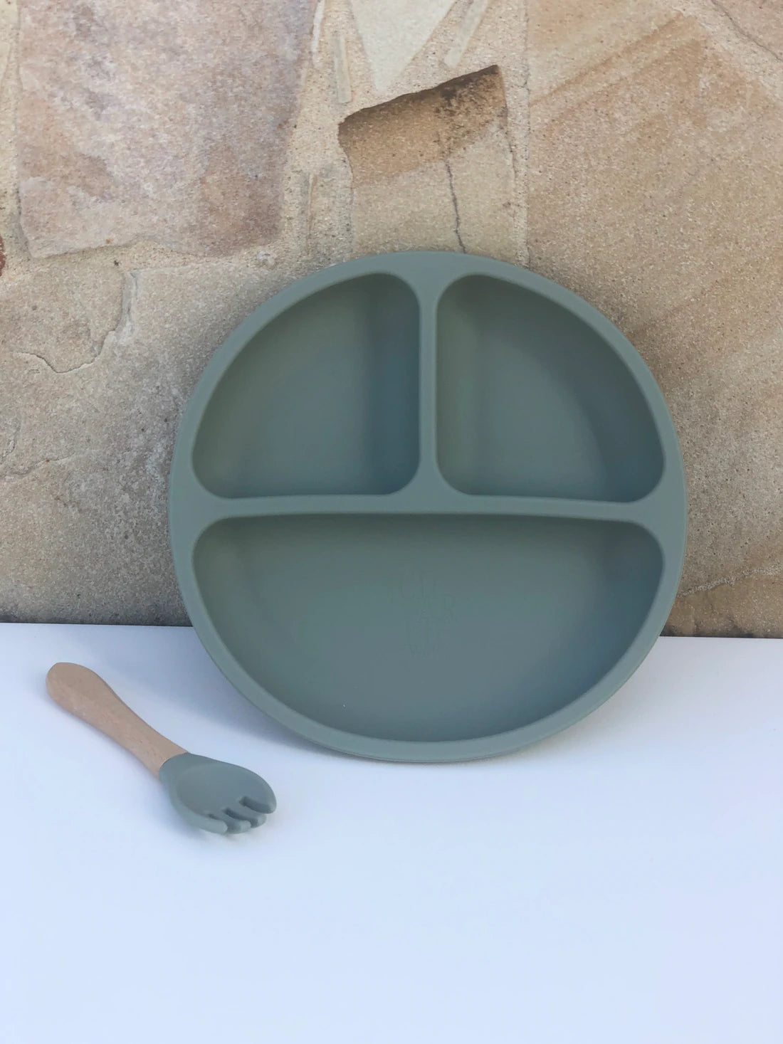 Silicone Plate & Fork Set