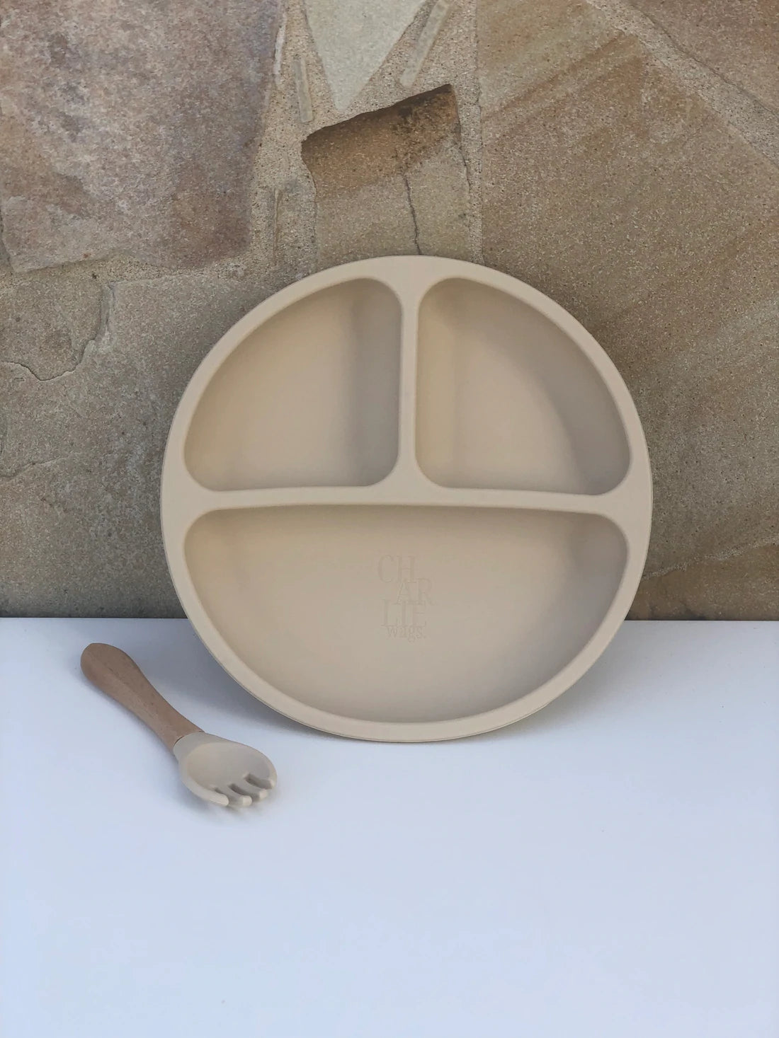 Silicone Plate & Fork Set