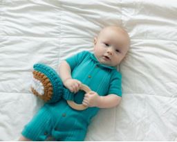 L'oved Baby Short Sleeve Rompers 3-6 months only!