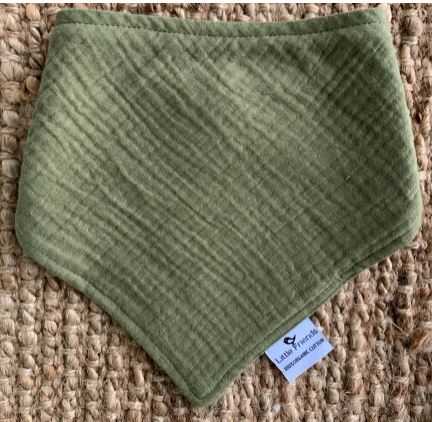 Muslin Bandana Bibs 100% Organic Cotton