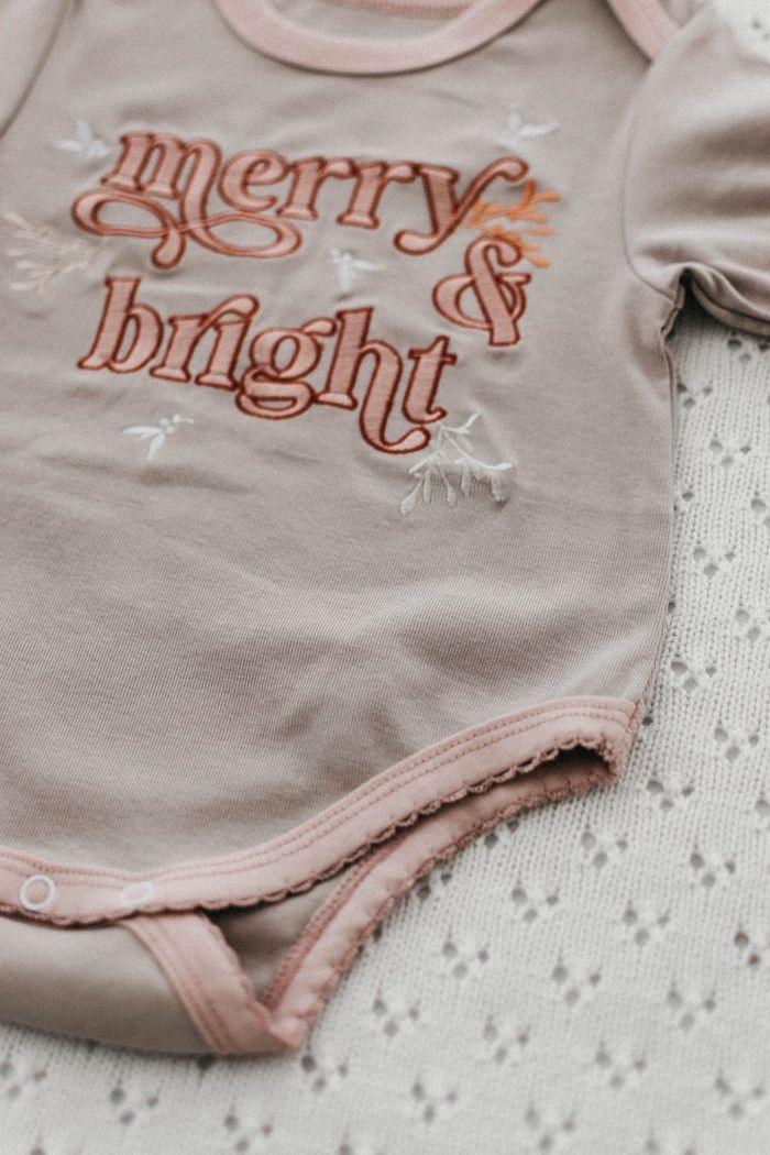 Merry and Bright Romper Premie only!