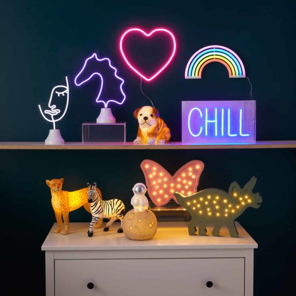 Heart LED Neon Hanging Light
