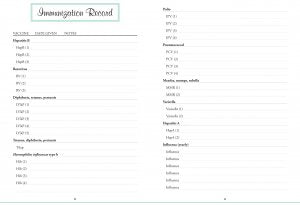 My Child's Health Record