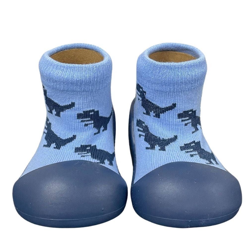Little Eaton Rubber Soled Socks - Dinosaur