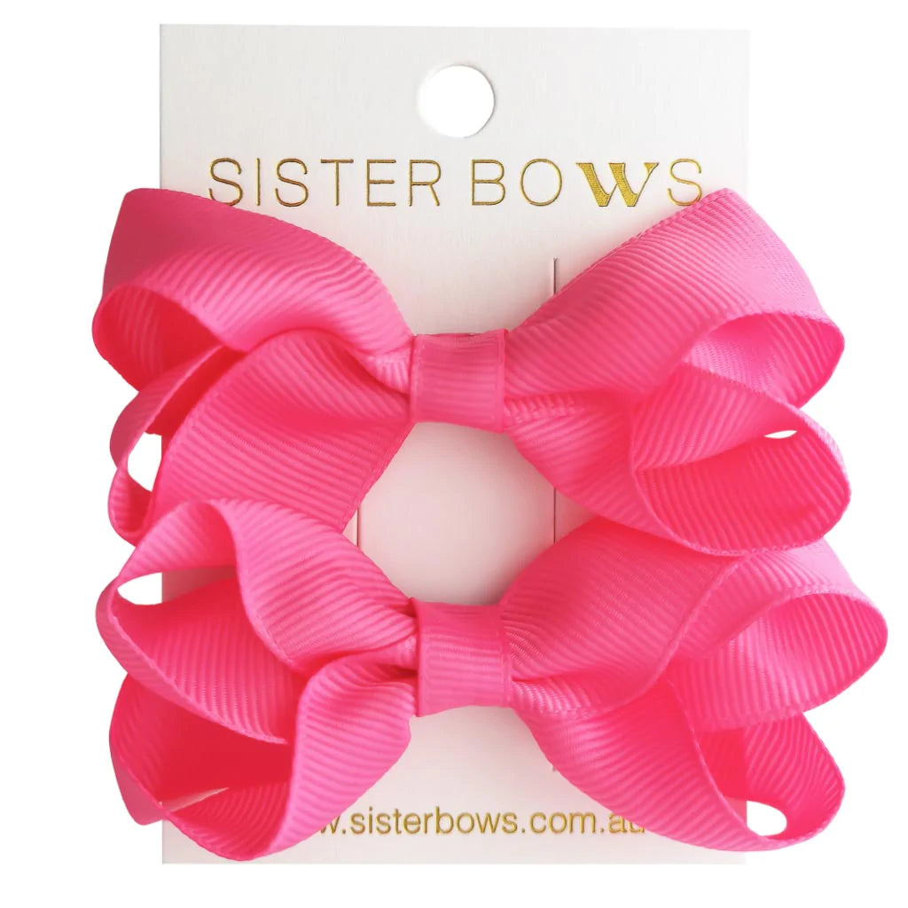 Sister Bows Pigtail Pairs