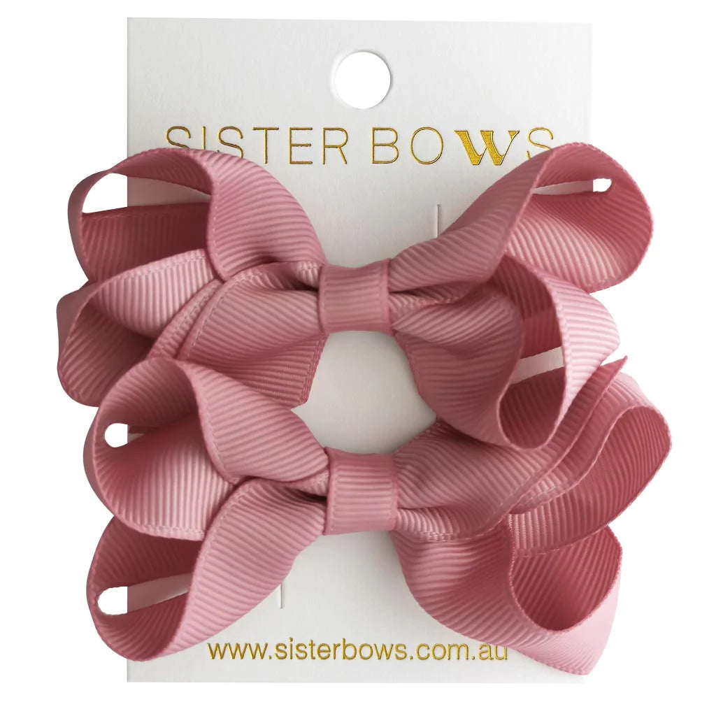 Sister Bows Pigtail Pairs