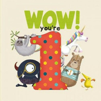 Wow You're 1!, 2!, 3!, 4!, 5!, 6!   Birthday Books