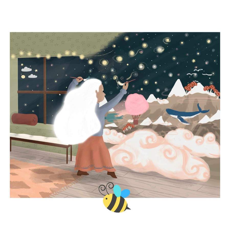 When Grandma was the Moon (bereavement)