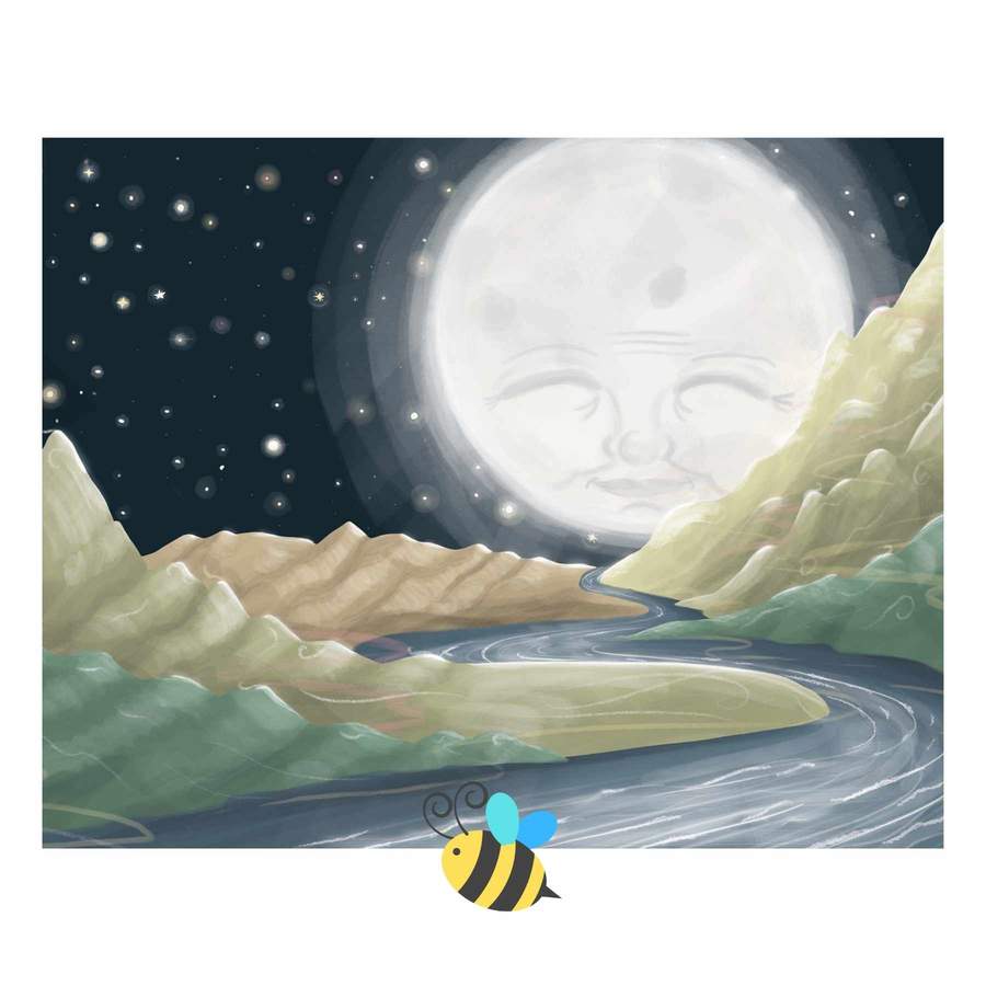 When Grandma was the Moon (bereavement)