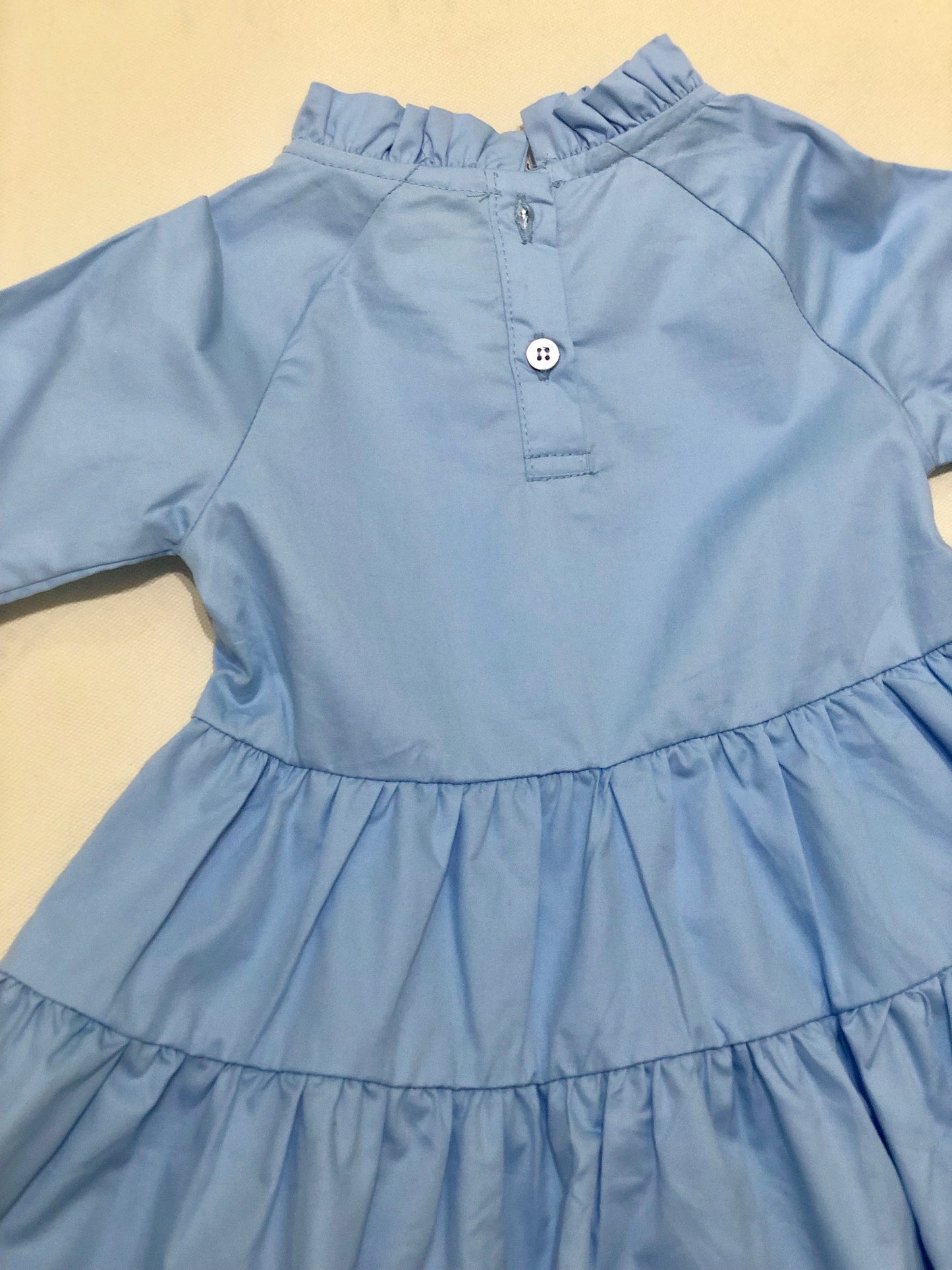 Baby Blue High-neck Dress Size 2 only!
