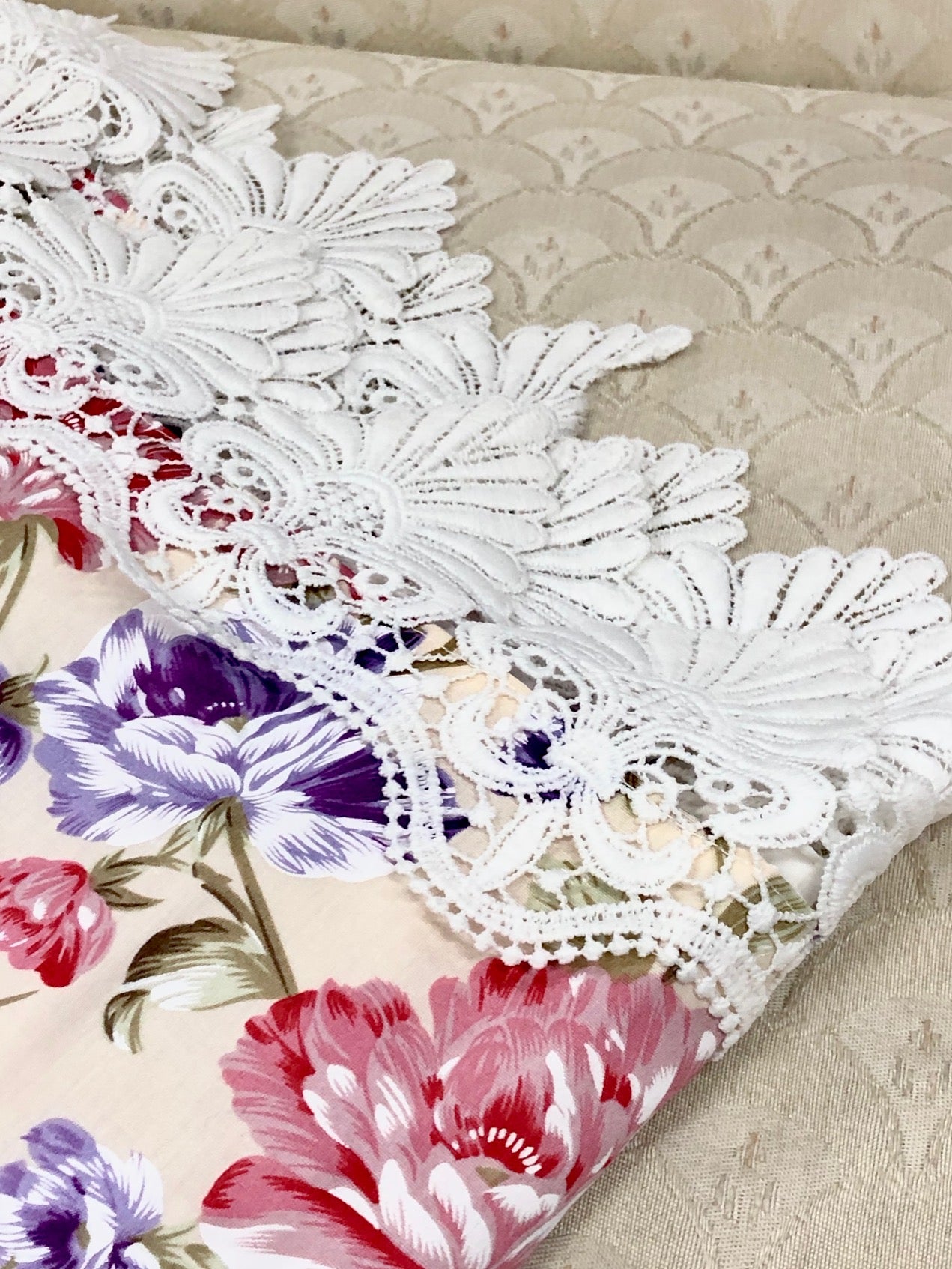 Violet & Peony Shawl