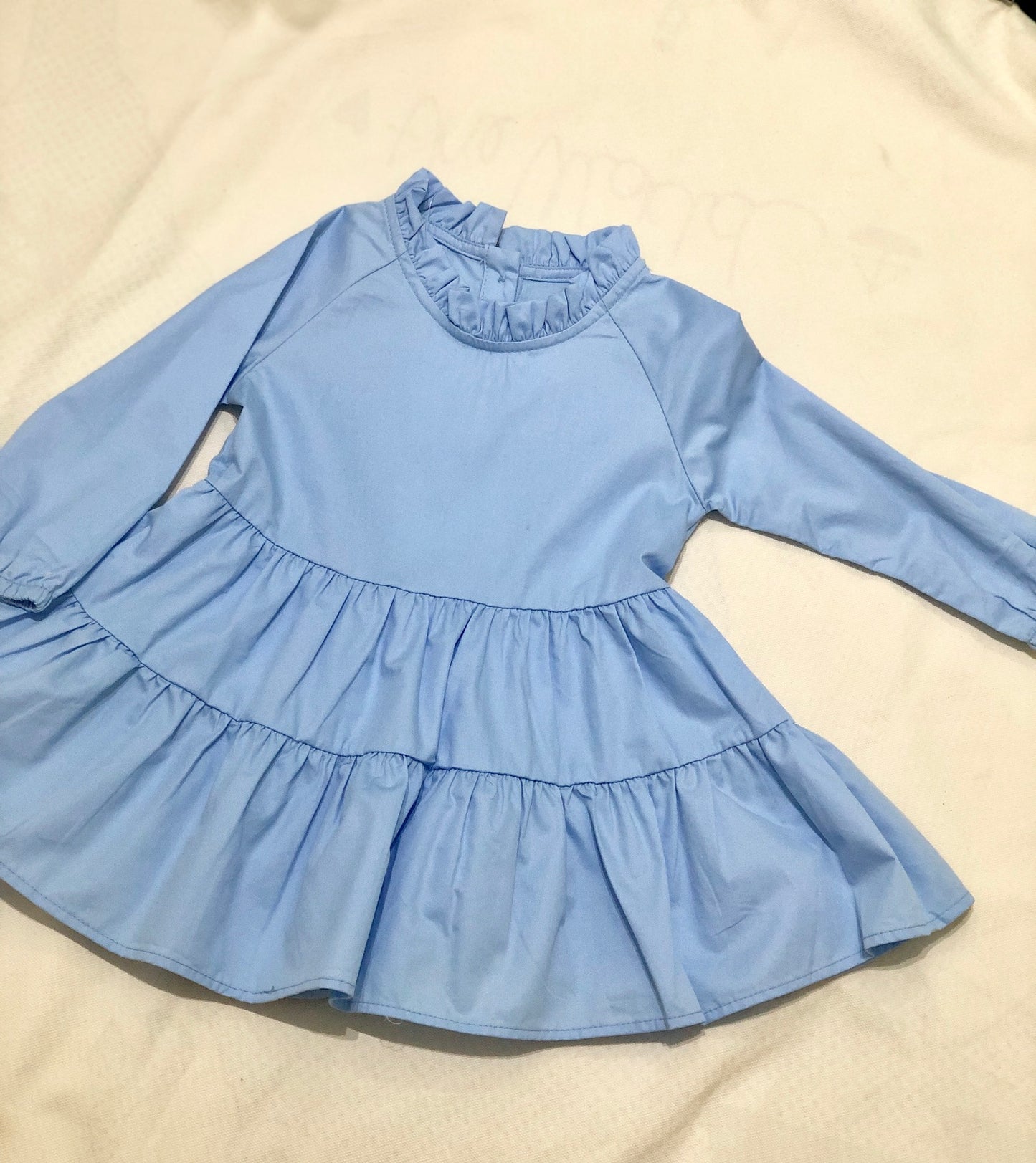 Baby Blue High-neck Dress Size 2 only!