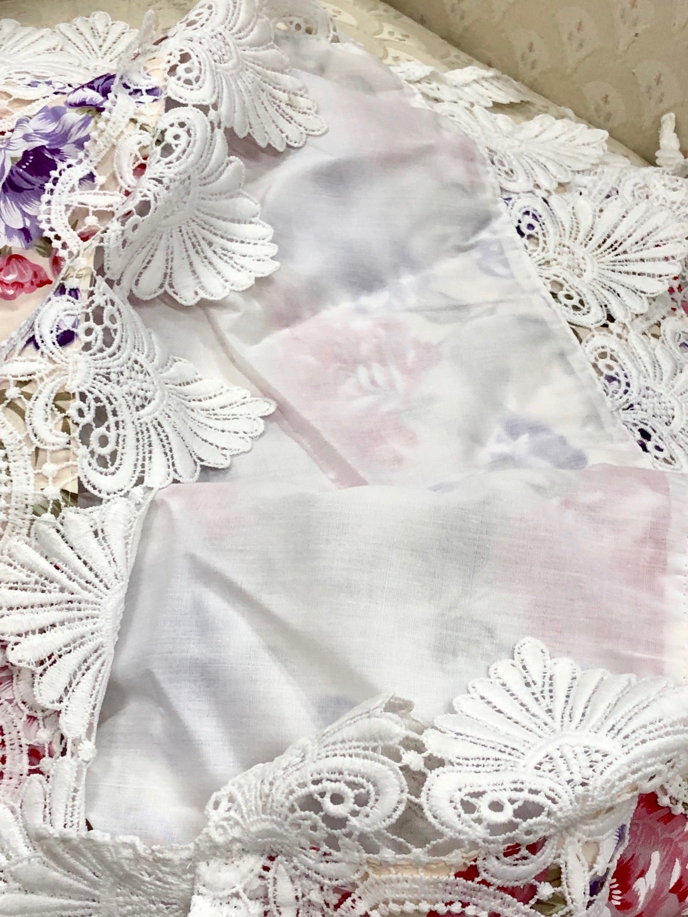 Violet & Peony Shawl