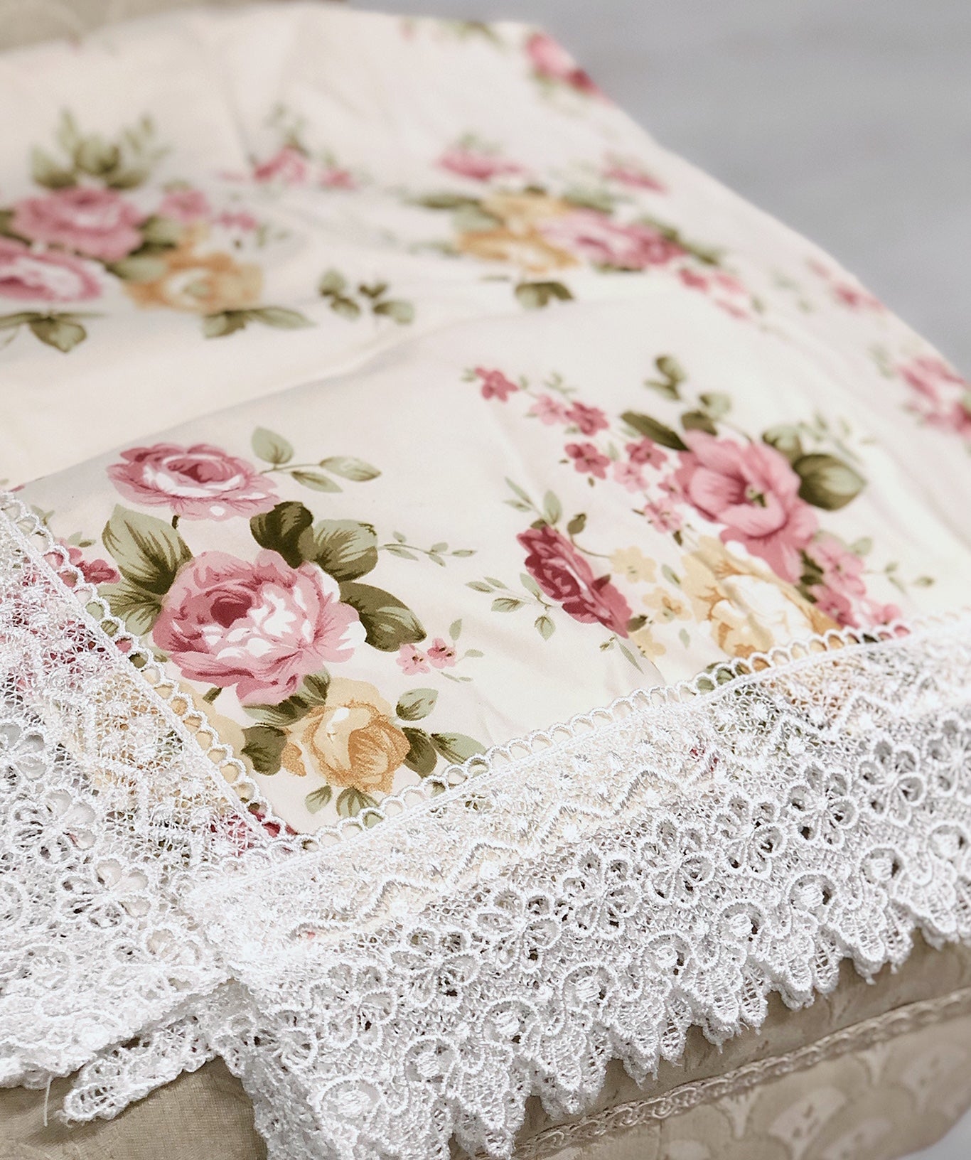 Antique Rose Shawl