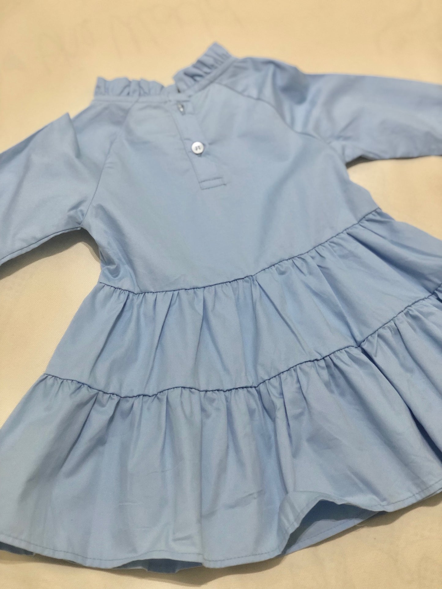 Baby Blue High-neck Dress Size 2 only!