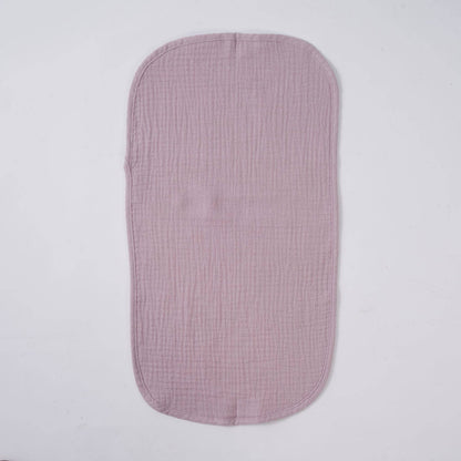 Organic Muslin Burp Cloths - Lavender Blush 5 Pack
