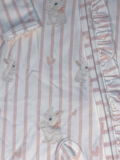 Bunny Love Bamboo/Organic Cotton Growsuit