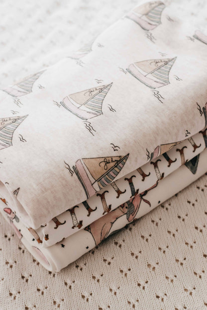 Jersey Swaddle: Sail Away